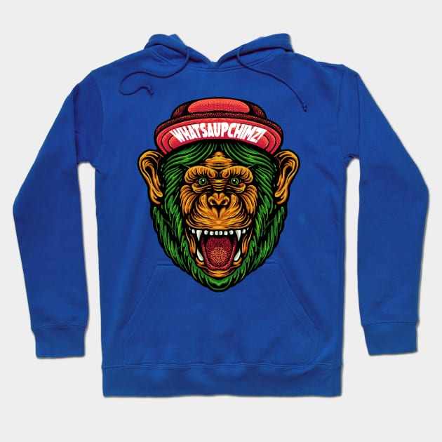 Funny Chimpanzee Hoodie by Stayhoom